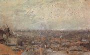 Vincent Van Gogh View of Paris From Montmatre oil